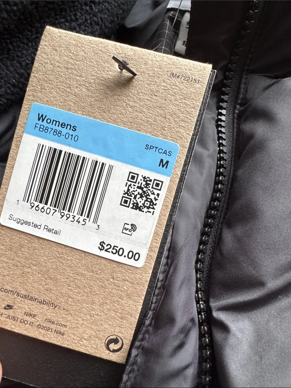 Nike winter jacket